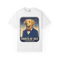 Fourth of July Dog T-Shirt — Patriotic Labrador Celebration Tee