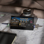 Custom Business Cards | Crazy Days Outdoors | 4 Finishes, Up to 200 pcs