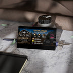 Custom Business Cards | Crazy Days Outdoors | 4 Finishes, Up to 200 pcs