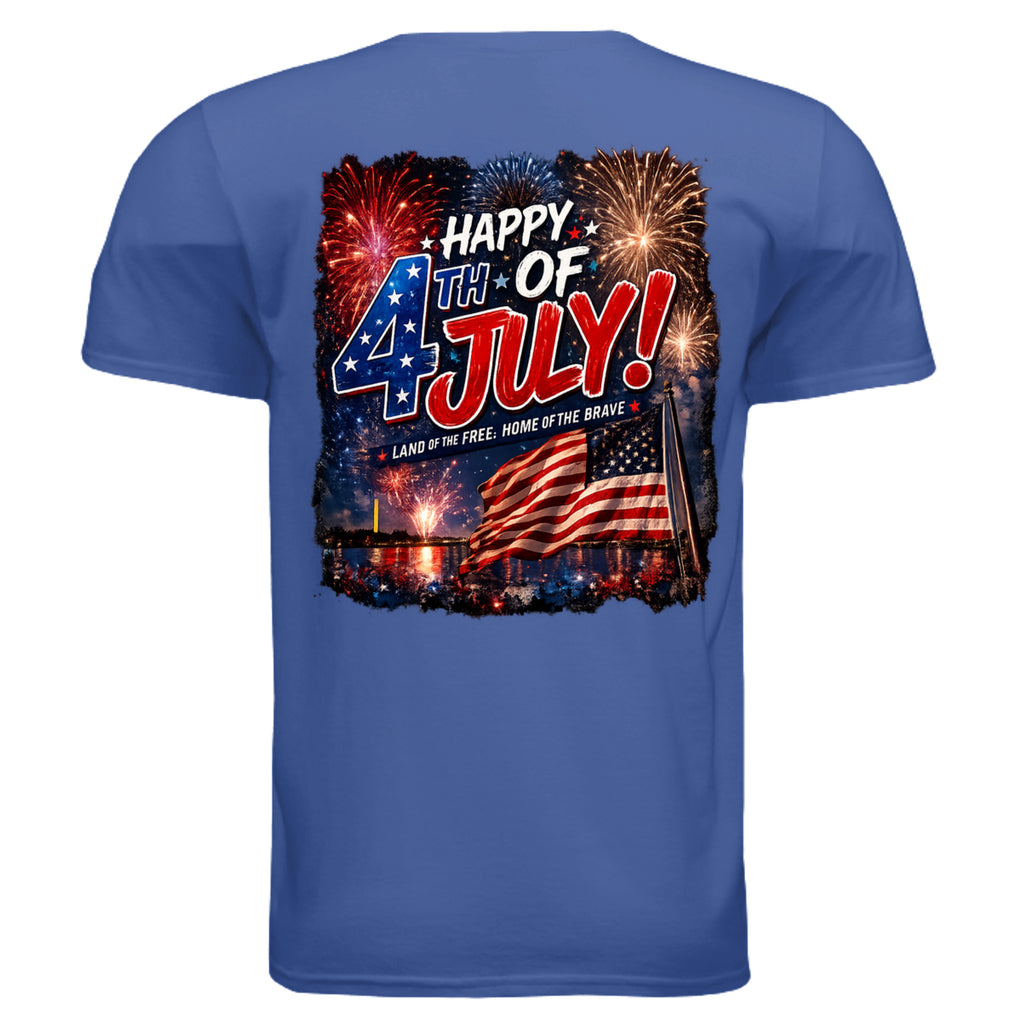 4th of July Fireworks – Limited Edition Patriot Tee by Crazy Days Outdoors