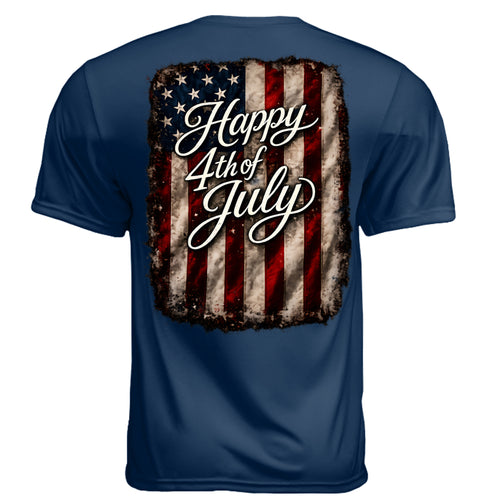 4th of July Freedom Run – Performance Cooling Tee by Crazy Days Outdoors